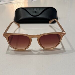 DIFF Maxwell Tan Sunglasses with Brown Lenses